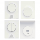 SCHNEIDER ELECTRIC - S520732 Odace Styl cover frame Accessory Label Holder 1 gang white (1)