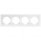 EFAPEL - FOUR GANG FRAME WHITE/WHITE 90940 TBB LOGUS 90 Animato