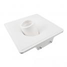 V-TAC - GU10 Fitting Gypsum Designer Ceiling Movable With White Bottom Square SKU: 3144 VT-863