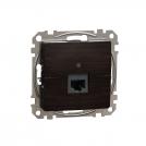 SCHNEIDER ELECTRIC - SDD181451 Sedna Design & Elements - CAT 5E UTP, RJ45, wenge