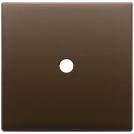 VIMAR - Рамка единична тъмен бронз 2Mx1 Tondo brushed dark bronze - 22682.RN.1.12