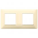 VIMAR - 14643.04 - Plate 4M (2+2) 71mm techn. cream 