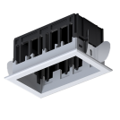 ELMARK - Console for 2 Grill COB Module White 92MOD2GR/WH