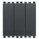 VIMAR - 20007 - Three 1P 20AX 2-way switches grey
