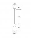 ACA LIGHTING - Пендел  acrylic & silicon  SUTP102B (1)