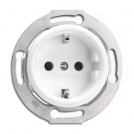 THPG - Outlet SCHUKO with shutter Ø 7,0 cm 16A Duroplast white 180810