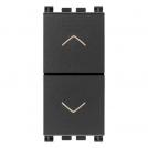 VIMAR - 19062 - Two interlocked NO+NO 10A pushes grey