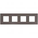 BTICINO - cover plate 2+2+2+2 modules Moca Stone Light Now YA4802M4GM