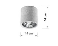SOLLUX - noon lamp CULLO concrete SL.0645 (3)