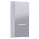 ACA LIGHTING - MODYS BUTTON WITH INDICATOR 1M. SILVER 10101333074