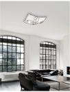 NOVA LUCE - Плафон LUNGO 631036 E27 2x60Watt  D:30 H:9cm