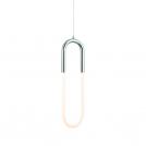ACA LIGHTING -   ZM32LEDP15CH ^PENDANT LAMP LED 8W 3000K 560LM VENUS CHROME METAL IP20 15Χ2,3ΧH230CM 