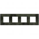 BTICINO - cover plate 2+2+2+2 modules Dark Green Light Now YA4802M4DG
