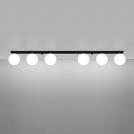 SOLLUX - Плафон YOLI 6 черен SL.1155 G9, 6x12W LED (1)