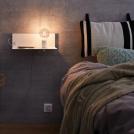 PAULMANN - Аплик с рафт  78915  DEVARA⚡E27⚡230V⚡max. 40W dimmable✴Бял (8)