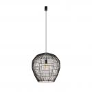 NOWODVORSKI - Hanging bamboo lamp  11167 HAITI BLACK M • 1 x 25W  • E27 • IP20