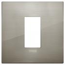 VIMAR - 19641.08 - Classic plate 1M metal brushed inox