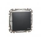 SCHNEIDER ELECTRIC - SDD214101 Sedna Design & Elements - 1pole IP44 switch - 10AX 250V without frame antracite