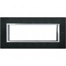 BTICINO - HA4806RLV Rectangular cover plate 6 modules - stone slate 