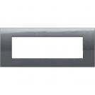 BTICINO - LNA4807AC Рамка 7М steel метална правоъгълна Livinglight