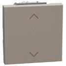 BTICINO - Shutter switch 2M color Stone Light Now YG4027NM2