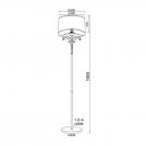 ACA LIGHTING - Лампион TEXTILE & CRYSTAL AD80331F (1)