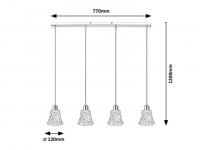 RABALUX - Pendant HESTIA E14 4X40W 5303 (2)