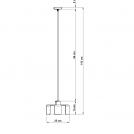 SOLLUX - pendant lamp TULIP black SL.0667 (1)