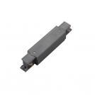 ACA LIGHTING - Straight power supply for three phase track grey 4ATIG