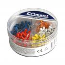 COmmel - Кутия с кабелни накрайници 0,5мм2-50, 0,75мм2-100, 1мм2-100, 1,5мм2-100 и 2,5мм2-50 броя 365-701