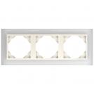 EFAPEL - TRIPLE FRAME GLASS/PEARL 90930 TCP LOGUS 90 Crystal