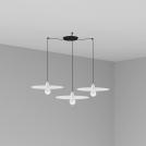 FARO - pendant lamp PLAT 68146-3L  E27 3X 15W LED