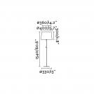 FARO - floor lamp SAMBA 64313-43 E27, 15W (1)