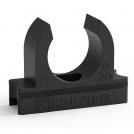 KOUVIDIS - Pipe clamp ф32mm color Black DUROSOL KD4049032