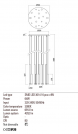 REDO GROUP - Пендел MADISON 01-2059 SU LED 64W 3000K RD SCP (1)
