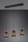 TRIO - BIDAR – R31573080 excl. 3x E27 · max. 28W Black-gold (1)