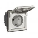 LEGRAND - 0 778 35 Socket outlet Soliroc - German - 2P + E - screw terminals and cover - IP55