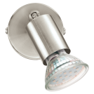 EGLO - Спот  LED 1хGU10 3W 240lm 3000K ник-мат 92595  BUZZ-LED