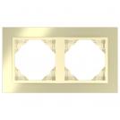 EFAPEL - DOUBLE FRAME GOLD/GOLD 90920 TOU LOGUS 90 Metallo