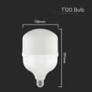V-TAC - LED Крушка 40W Пластик T120 6500K E27 E40 Ring SKU: 23573 (3)