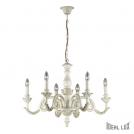 IDEAL LUX - Полилей GIGLIO SP6 Bianco 088570