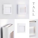 NOVA LUCE - Moisture-proof wall light  L:12.5, W:4, H:13.5 cm.  9030863   TALL ⚡ LED 9W ⚡ 562Lm ⚡ 3000K ⚡ 220-240V ⚡ IP54 ✴ Sandy White