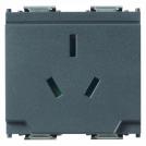 VIMAR - 16261 - 2P+E 10A Australian SICURY-outlet grey