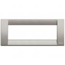 VIMAR - 16736.24 - Classica plate 6M metal metall.titanium