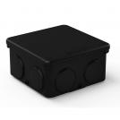 KOUVIDIS - Разклонителна кутия открит монтаж 82x82x43мм IP55 цвят Черен PO DUROSOL  KD3025020