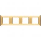 VIMAR - 14669.24 - Plate 8M (2+2+2+2) 71mm polished gold