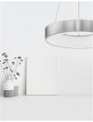 NOVA LUCE - pendant luminaire RANDO THIN 9453434 LED 30W, 1950Lm, 3000K, IP20 D: 38 H: 120 cm