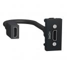 SCHNEIDER ELECTRIC - NU343054 HDMI socket One module antracite