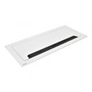 LEGRAND - 654870 Furniture box empty, with base for modules, 295x130mm, color ALUMINUM Incara Top Access