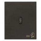 VIMAR - USB-C  Power supply unit 30W PD black 30298.G